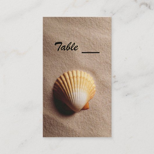 Placement Carte de table Beach Serenity (Devant)