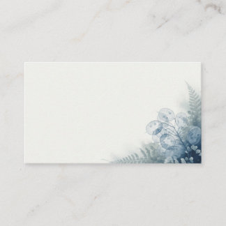 Placement Carte de table de mariage à la fougère Lunaria Ble
