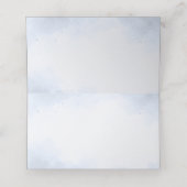 Placement Carte de Table de Mariage Arbre de bouleau gelé (Intérieur déplié)