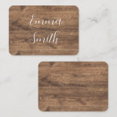 Placement Carte de Table de Mariage avec Eucalyptus | Rustiq (Devant / Derrière)