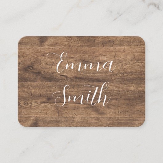 Placement Carte de Table de Mariage avec Eucalyptus | Rustiq (Devant)