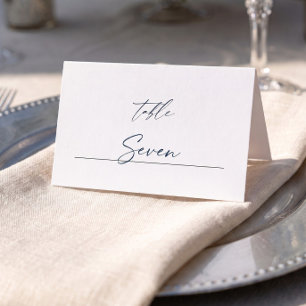 Placement Carte de table de mariage élégante classique