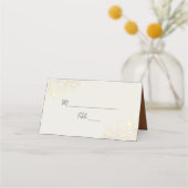 Placement Carte de table de mariage en terre cuite Boho (Devant)