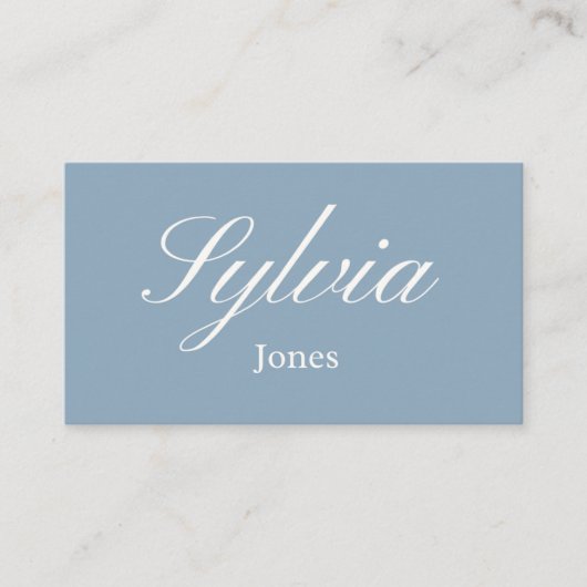 Placement Carte de table de mariage et de fiançailles bleu p (Devant)