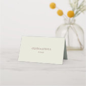 Placement Carte de table de mariage florale bohème (Dos)