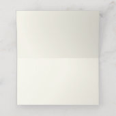 Placement Carte de table de mariage florale - style boho (Intérieur déplié)
