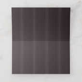 Placement Carte de table de mariage gris clair floral gothiq (Intérieur déplié)