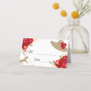 Placement Carte de table de mariage Kentucky Derby