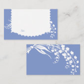 Placement Carte de table de mariage Muguet (Devant / Derrière)