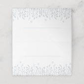 Placement Carte de table de mariage Papillons Prairie de fle (Extérieur déplié)