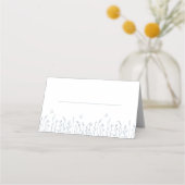 Placement Carte de table de mariage Papillons Prairie de fle (Dos)