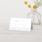 Placement Carte de table de mariage Papillons Prairie de fle (Dos)