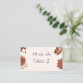 Placement Carte de Table de Mariage – Place Invité Personnal (Debout devant)