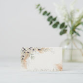 Placement Carte de table de mariage Rustique Toscane Branche (Debout devant)