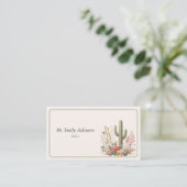 Placement Carte de table de mariage Saguaro & Sage Flat (Debout devant)