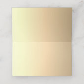 Placement Carte de table de mariage tournesols (Intérieur déplié)