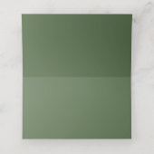 Placement carte de table de verdure de fleur jaune magnifiqu (Intérieur déplié)