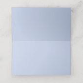 Placement Carte de table élégante florale Hydrangea bleue (Intérieur déplié)