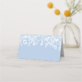 Placement Carte de table élégante moderne bleu poussiéreux à (Dos)