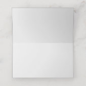 Placement Carte de table Élégantes Pétales et Prosecco (Intérieur déplié)