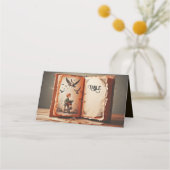Placement Carte de table fantaisiste (Dos)