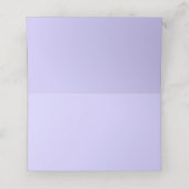Placement Carte de table fleurie violette, Fleurie violette (Intérieur déplié)