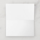 Placement Carte de table Fleurs de Jardin Doré (Intérieur déplié)