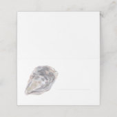 Placement Carte de table Huître à l'aquarelle (Extérieur déplié)