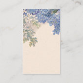 Placement Carte de table Lilacs vintage (Dos)
