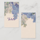 Placement Carte de table Lilacs vintage (Devant / Derrière)