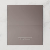 Placement Carte de Table Mariage Écorce d'Arbre Moderne (Extérieur déplié)