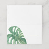 Placement Carte de table plante de fromage tropical (vierge) (Extérieur déplié)