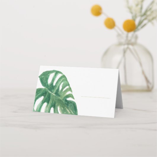 Placement Carte de table plante de fromage tropical (vierge) (Devant)