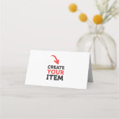 Placement Carte de table pliée à personnaliser DIY (Dos)