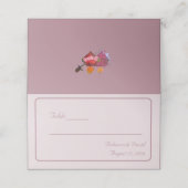 Placement Carte de table pliée pour mariage catholique Deux  (Extérieur déplié)