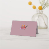 Placement Carte de table pliée pour mariage catholique Deux  (Dos)