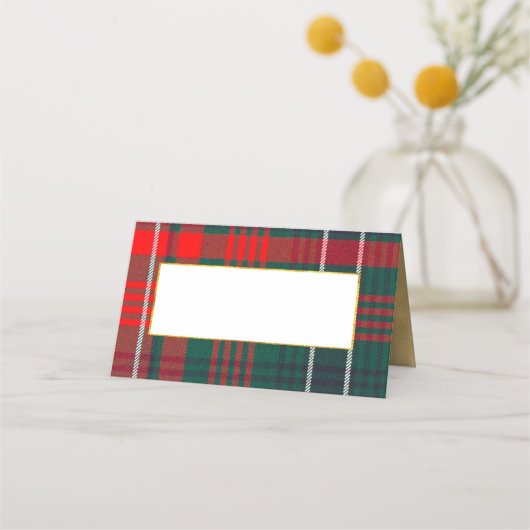 Placement Carte de table pliée pour mariage Wilson (Devant)