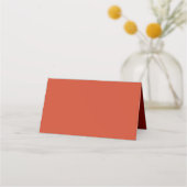 Placement Carte de table pliée Red Love (Dos)