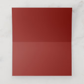 Placement Carte de table pliée Red Love (Intérieur déplié)