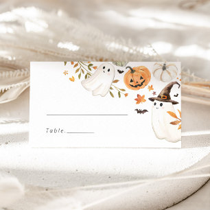 Placement Carte de table pour Baby Shower Halloween Little B