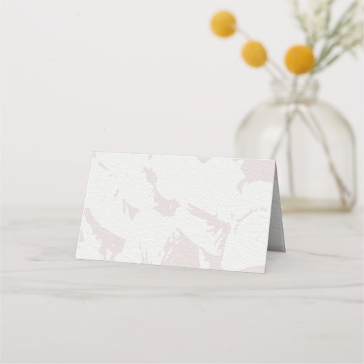 Placement Carte de table pour une réception de mariage rose  (Dos)