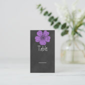 Placement Carte de tableau Rose violet sauvage (Debout devant)
