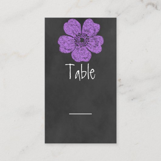 Placement Carte de tableau Rose violet sauvage (Devant)