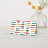 Placement Carte de tente à thème nautique, carte de place (Dos)