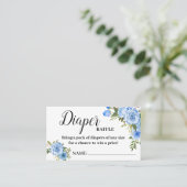 Placement Carte de tirage baby shower de tirage de tombole B (Debout devant)