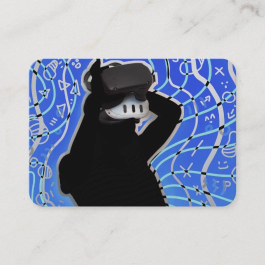 Placement Carte de trading d'artiste ATC - Réalité Virtuelle (Devant)