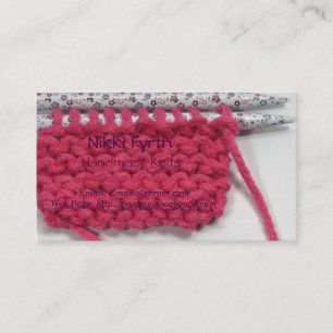 Placement Carte de visite Knits artisanaux