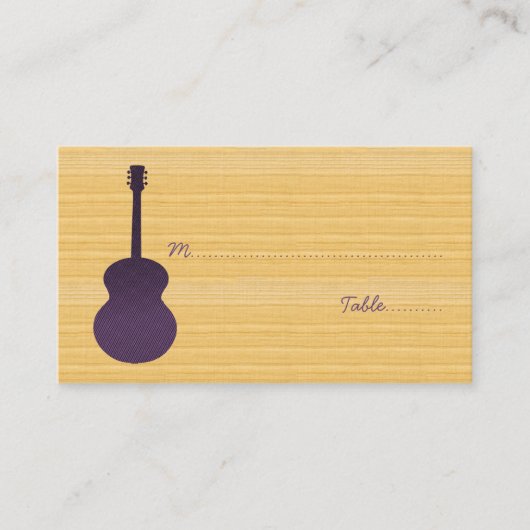 Placement Carte d'emplacement de la guitare de Purple Countr (Devant)