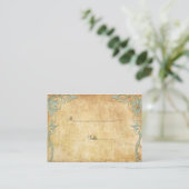 Placement Carte d'emplacement de table des tourbillons de pa (Debout devant)