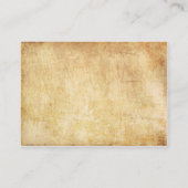 Placement Carte d'emplacement de table des tourbillons de pa (Dos)
